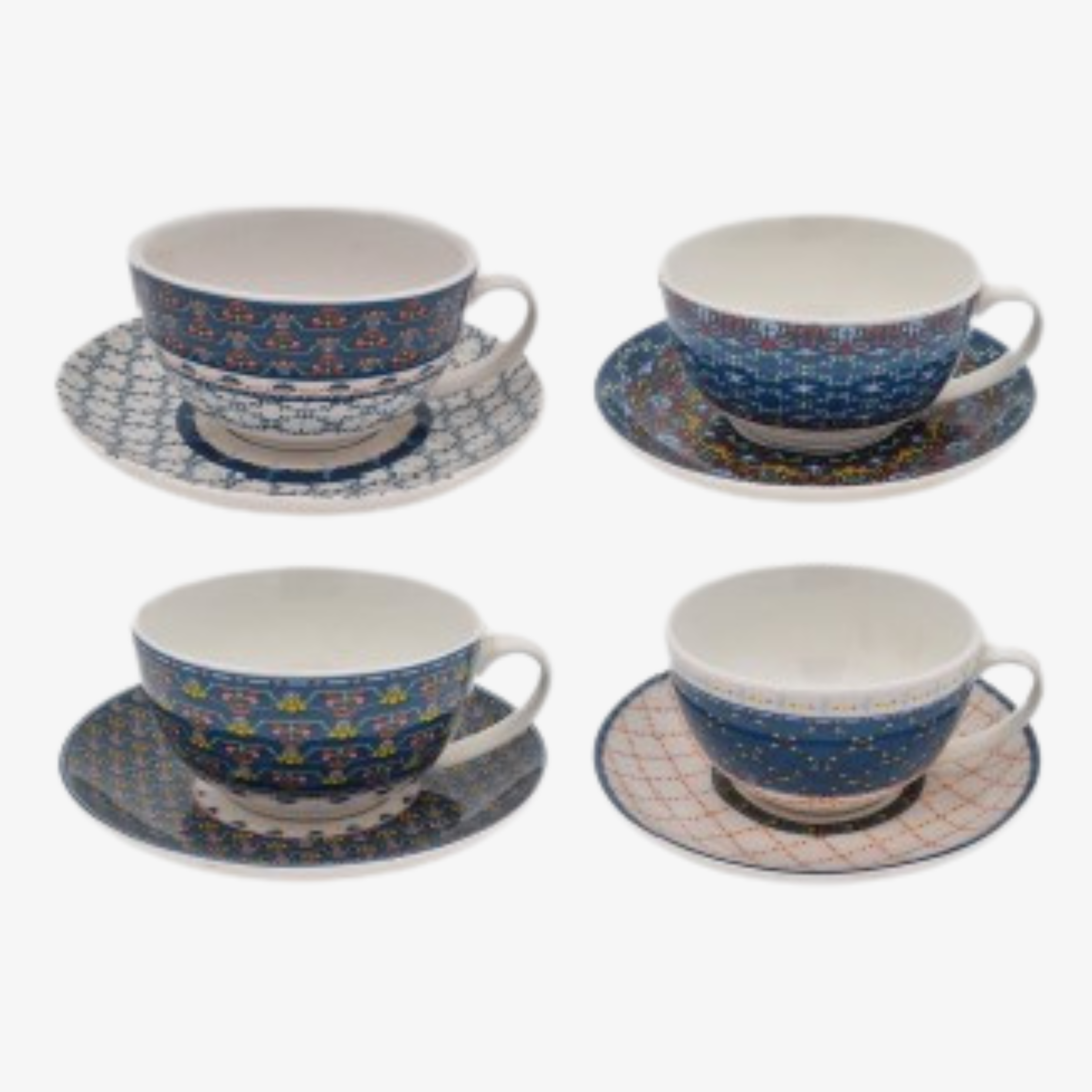 Cappuccino Cup and saucer set 12 pcs