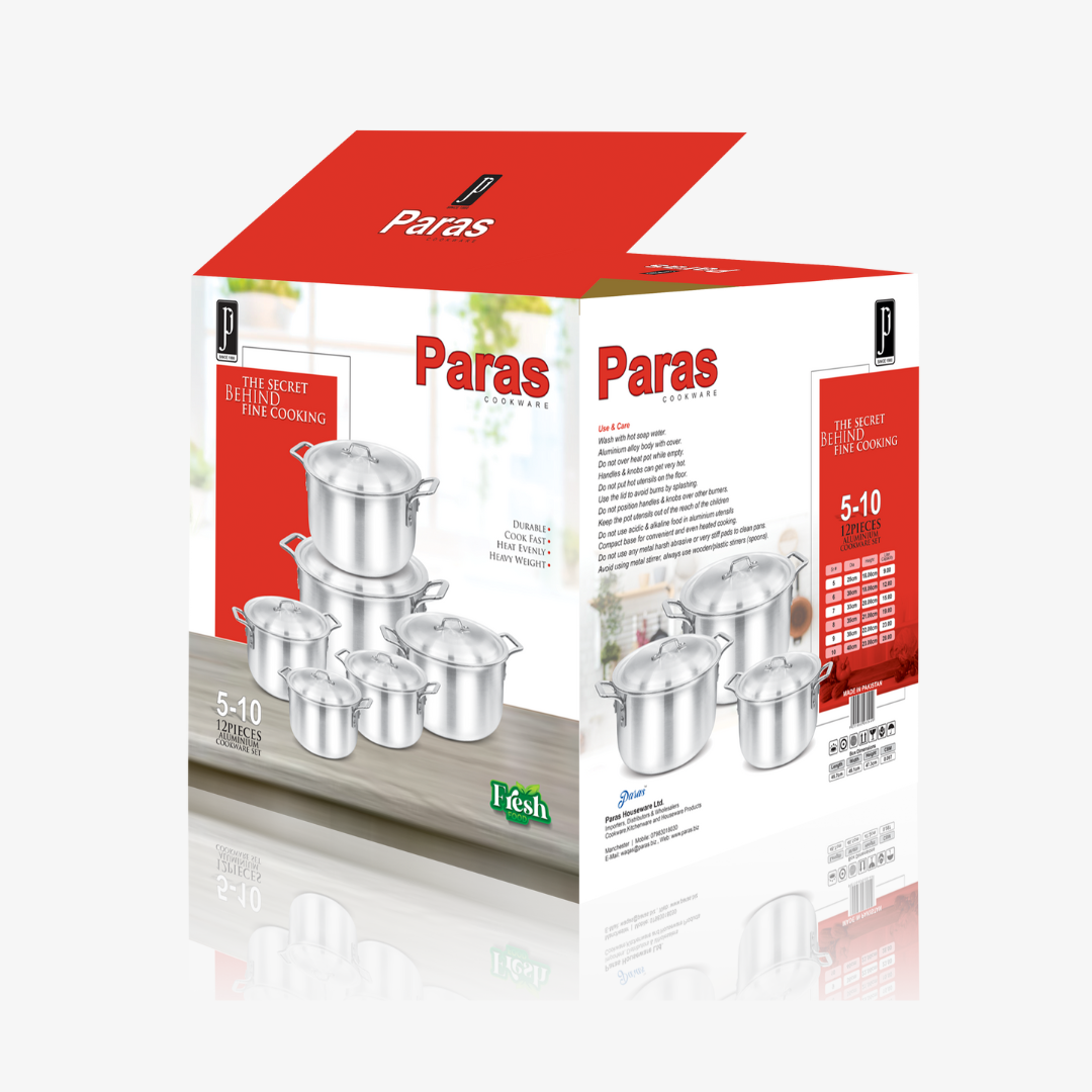 Paras Cookware Set 5 - 10