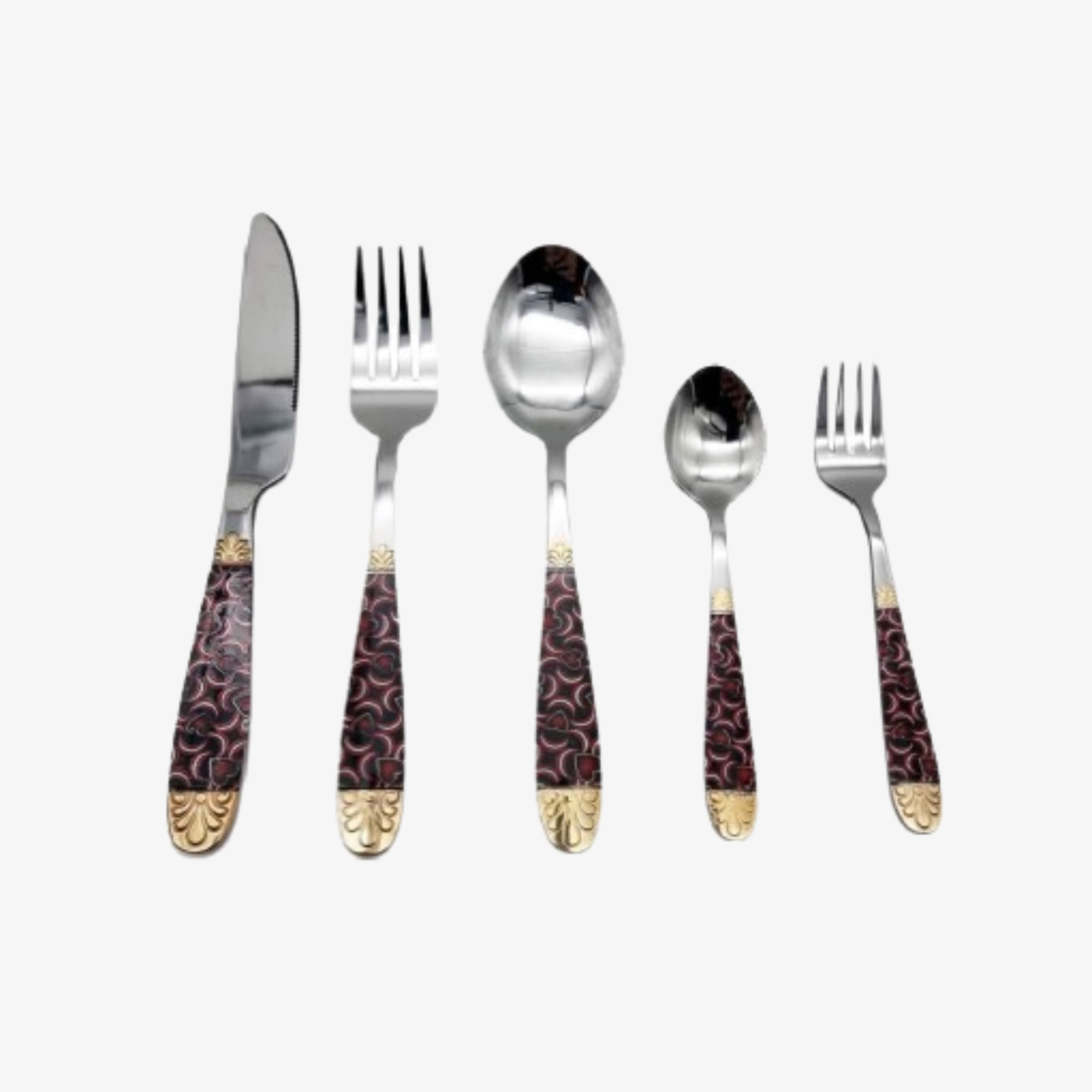 Red and Golden Cutlery